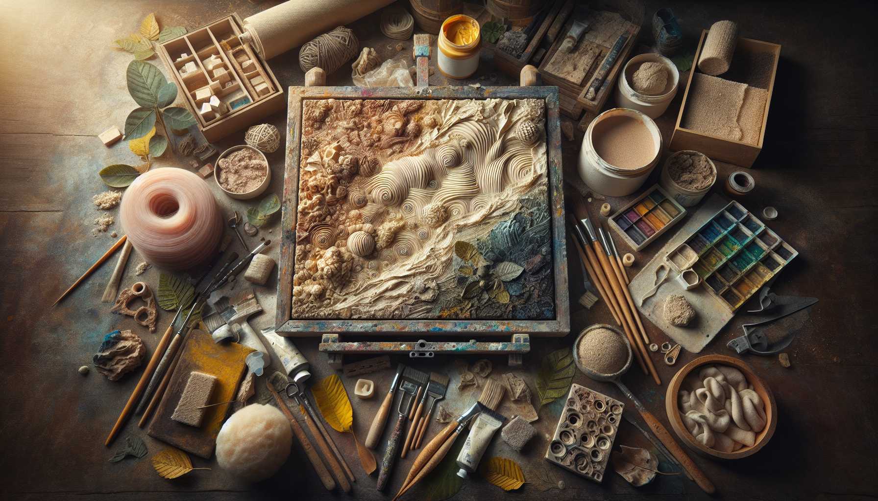 Techniques Innovantes pour Créer de la Texture dans l'Art Contemporain