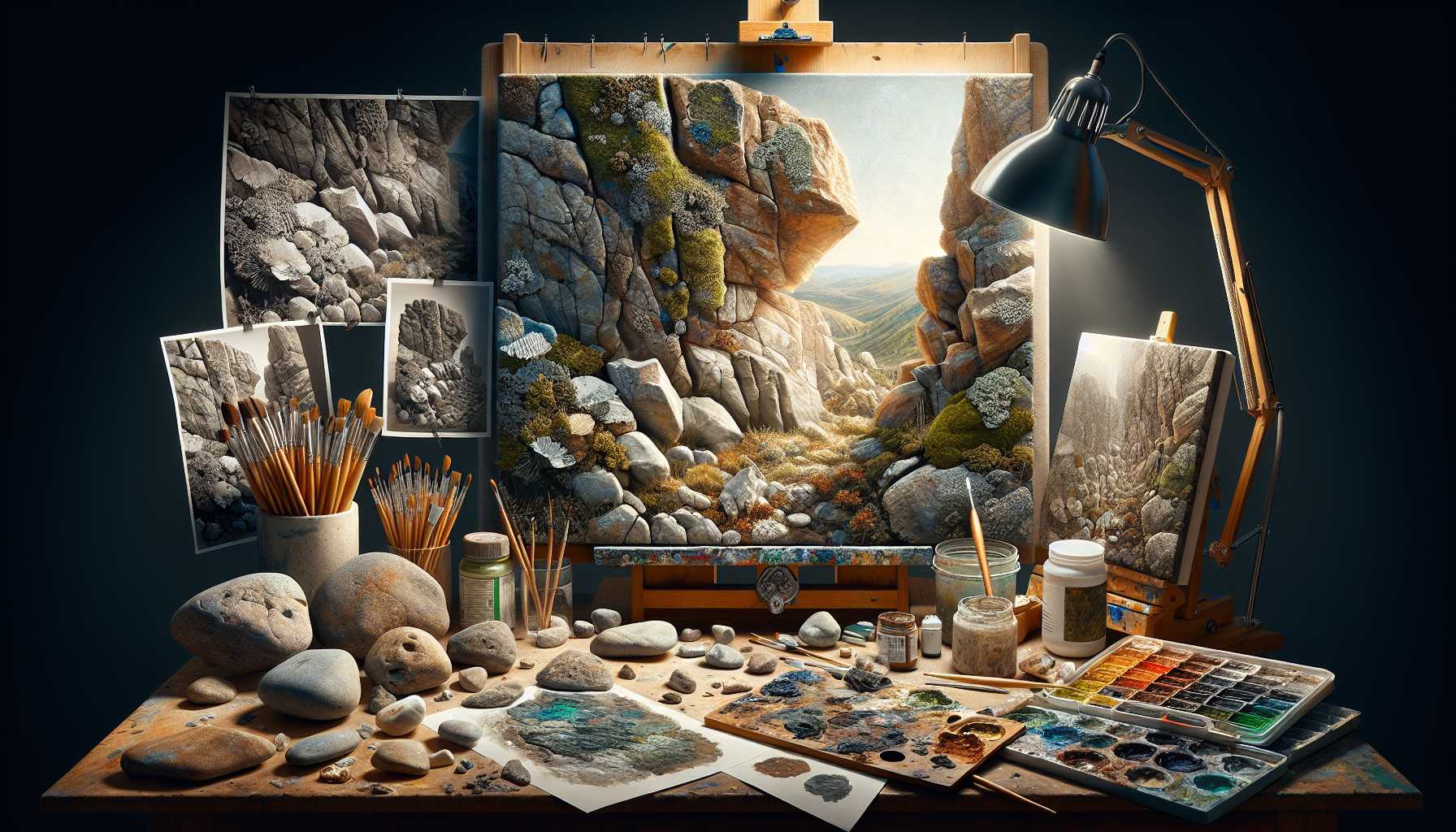 Guide Complet pour Peindre les Roches et les Pierres : Techniques Essentielles