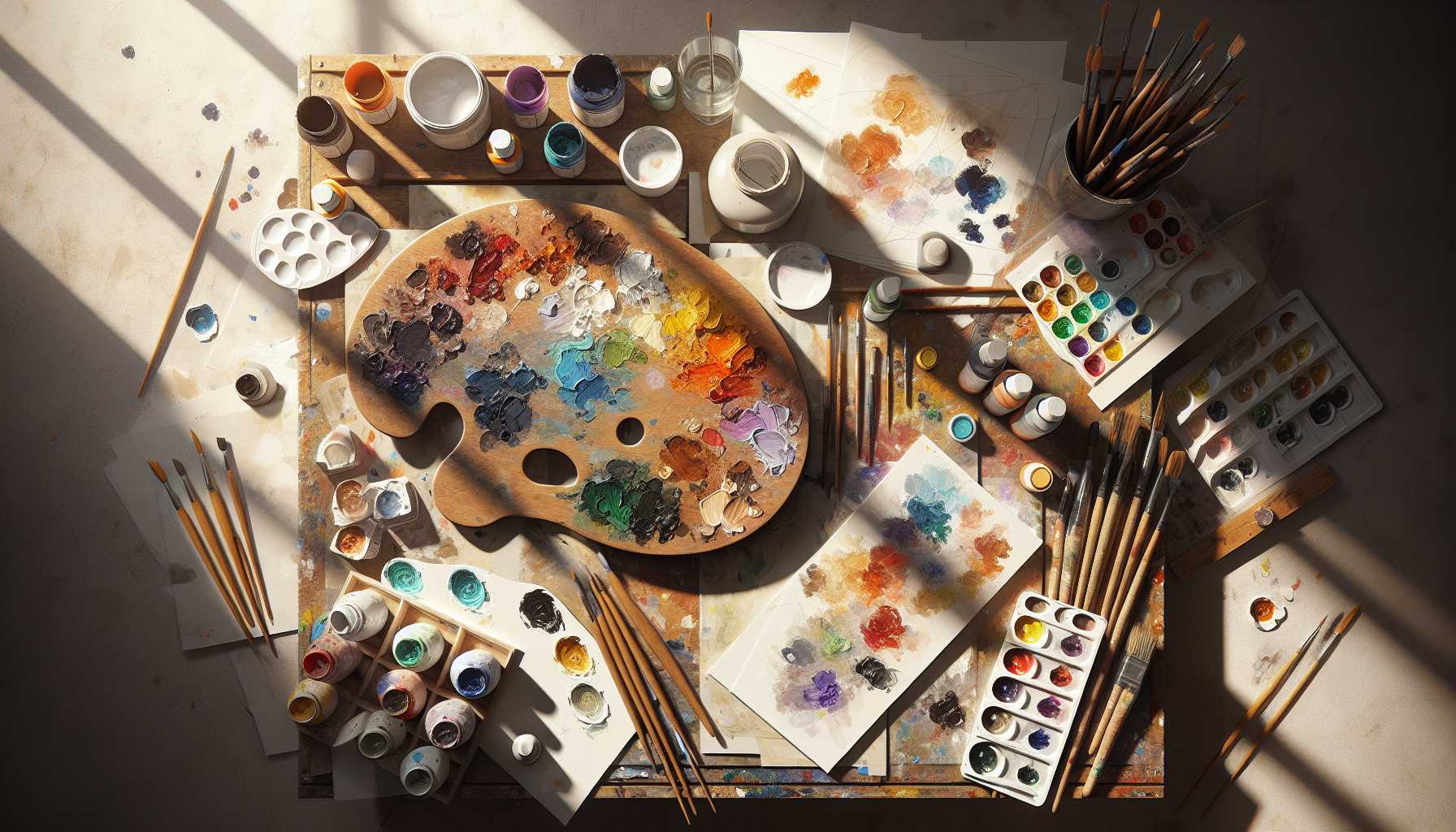 Les Palettes de Peinture Essentielles pour les Artistes