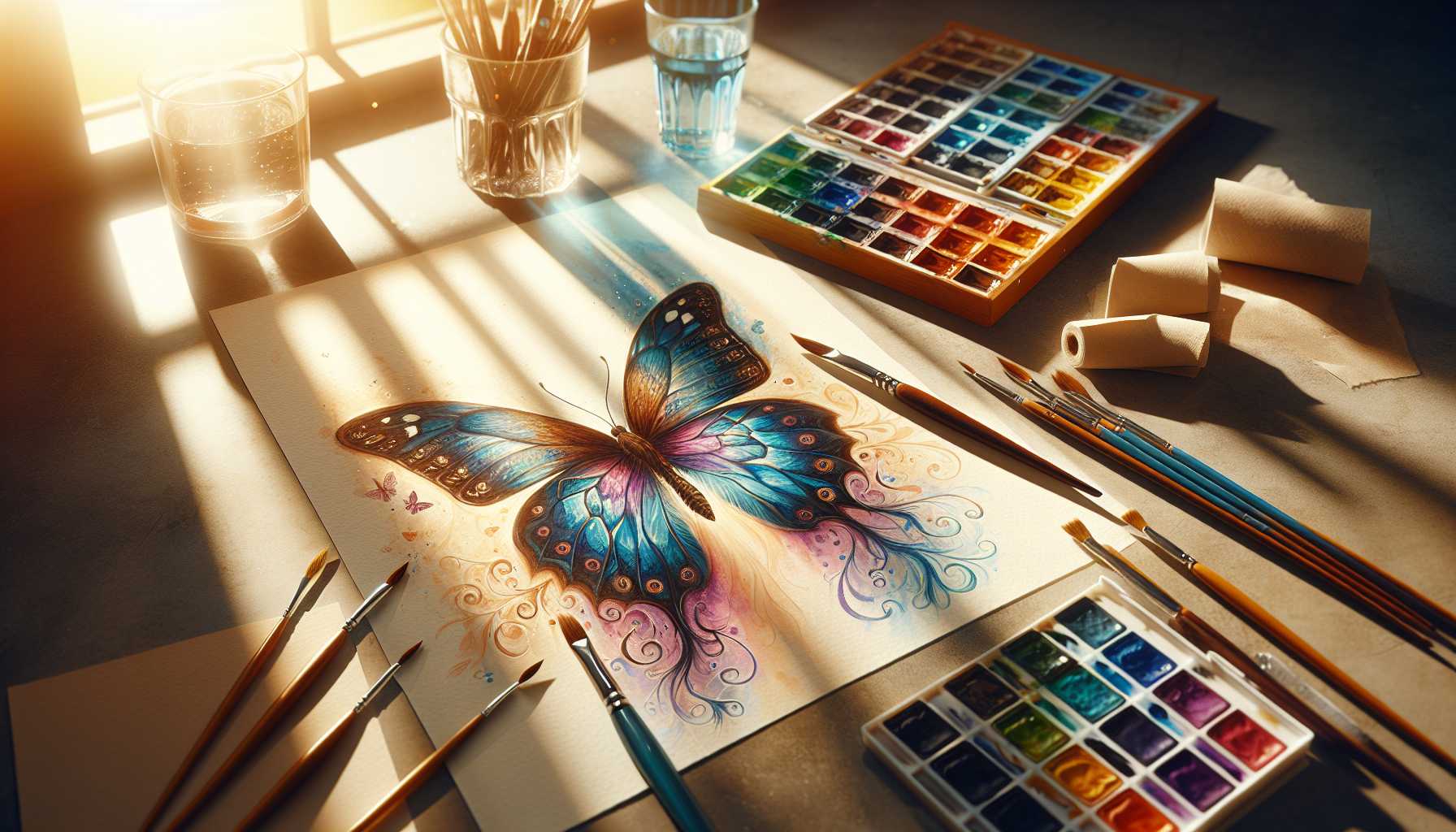 Guide Facile de Peinture de Papillon Pour les Novices Artistiques