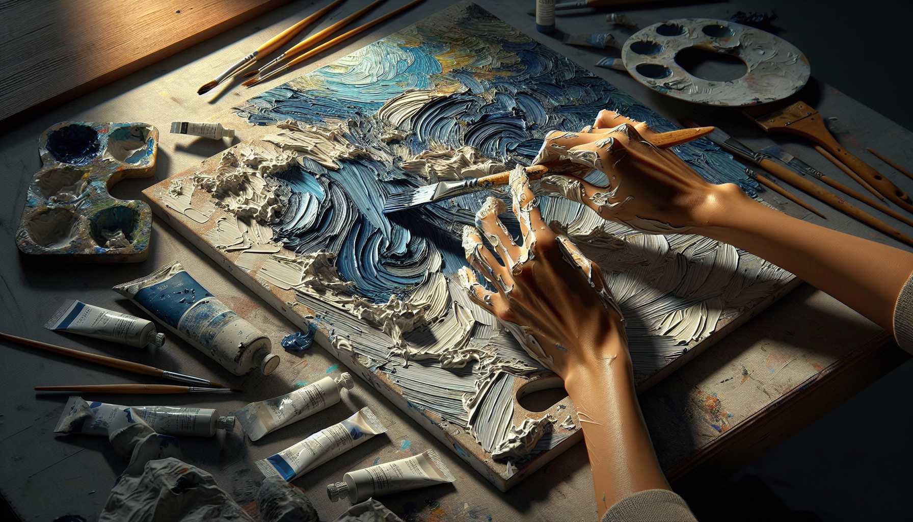 Guide pour Maîtriser la Technique de l'Impasto en Peinture Acrylique