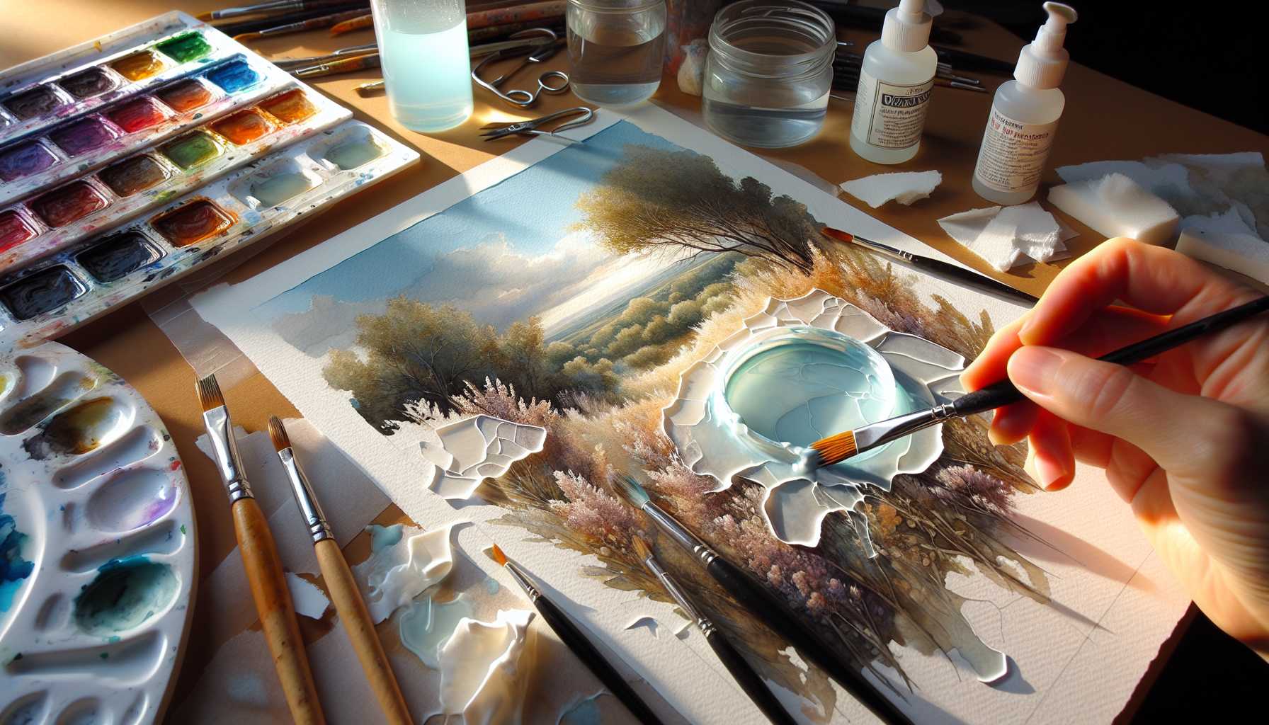 Maîtrisez l'Art de l'Aquarelle avec le Liquide de Masquage : Conseils et Astuces Essentiels