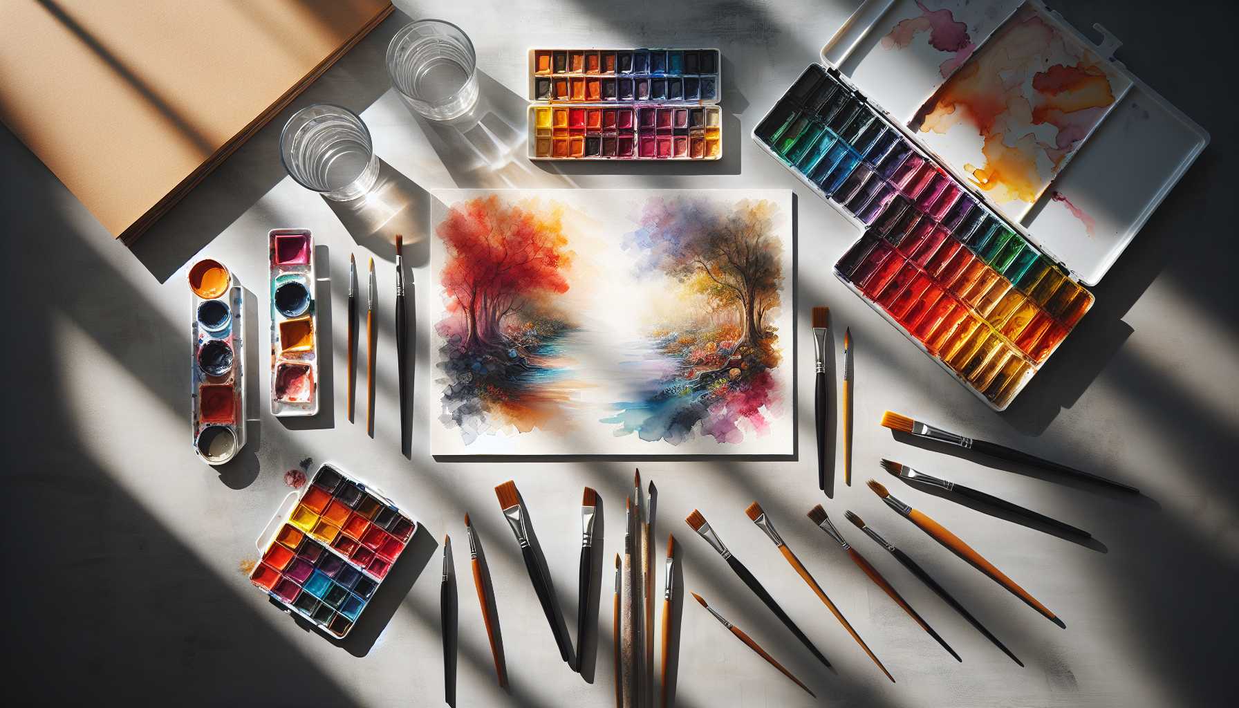 Maîtriser la Magie de l'Aquarelle par le Contrôle de la Température des Couleurs