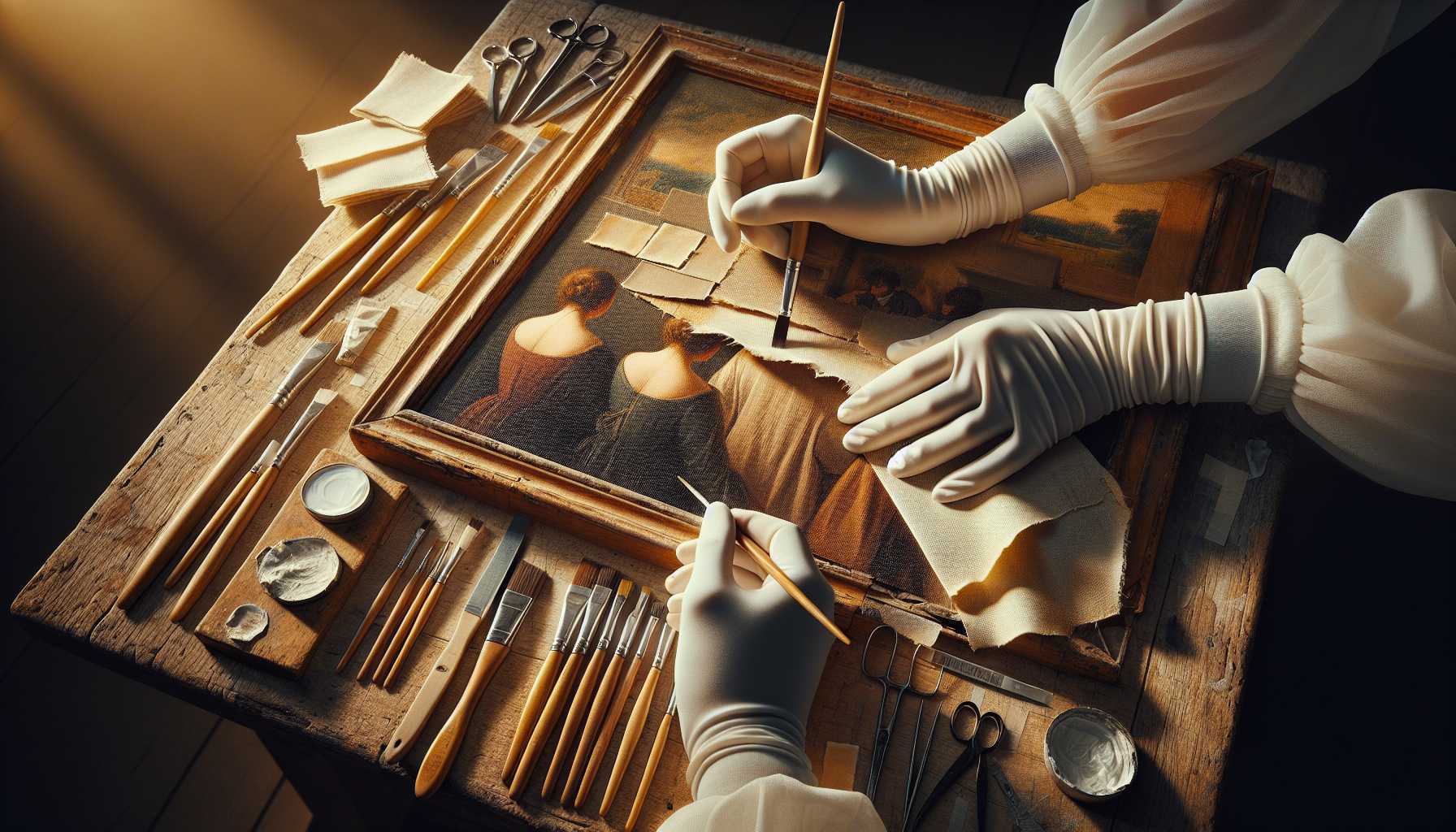 Guide de Réparation de Toile : Comment Réparer les Déchirures dans les Œuvres d'Art