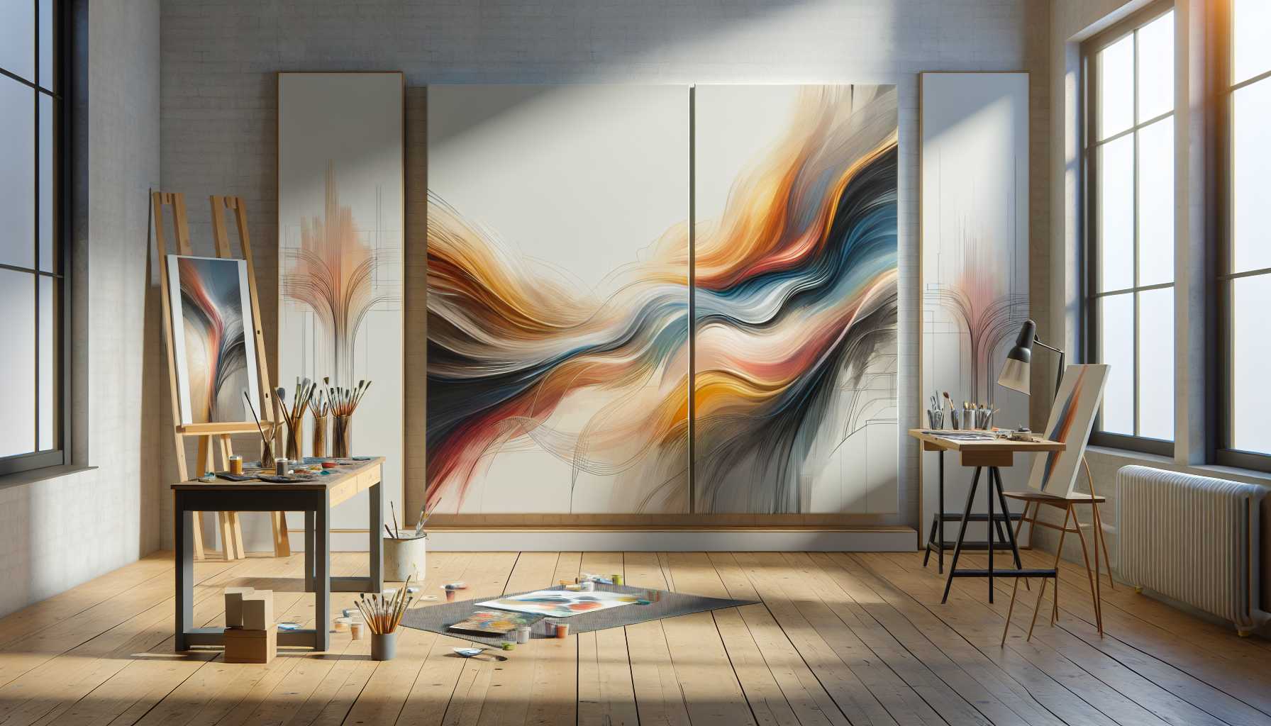 Le Charme de l'Art Multi-Toiles : Guide pour Créer des Diptyques et Triptyques