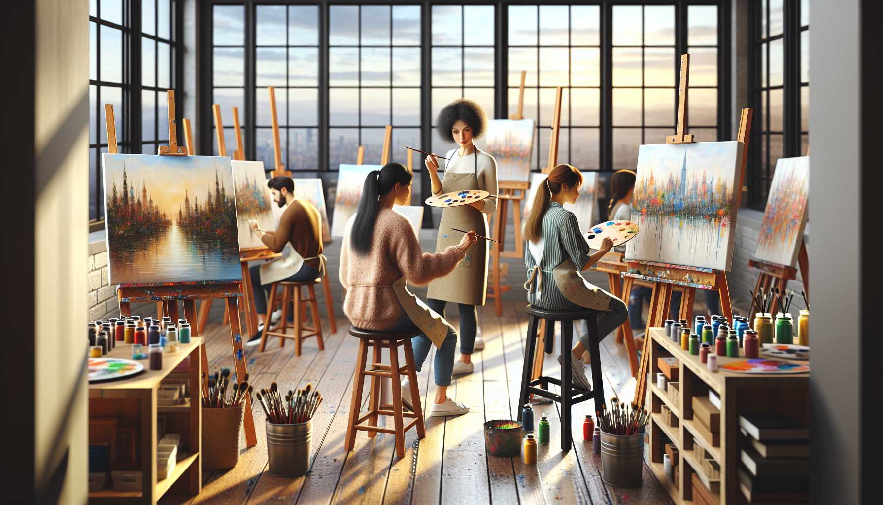 Cours de Peinture pour Adultes : Découvrir l'Art dans les Studios Locaux