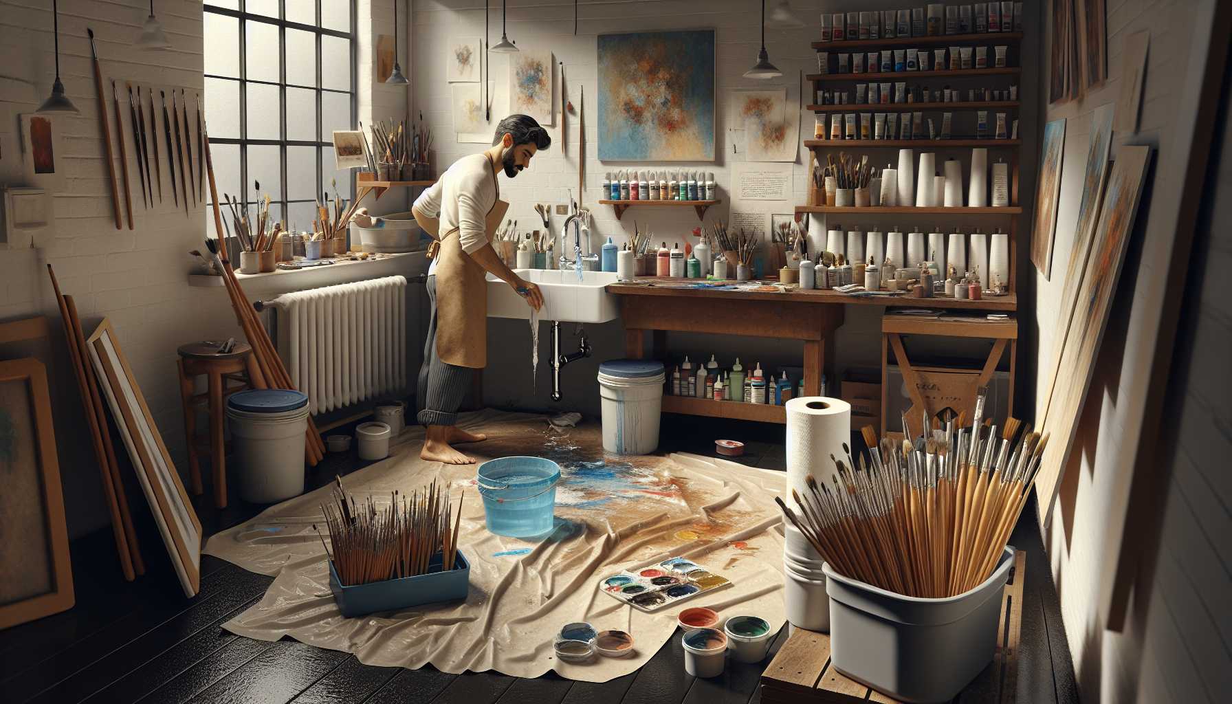 Guide de nettoyage après peinture : Conseils essentiels pour l'entretien de l'atelier