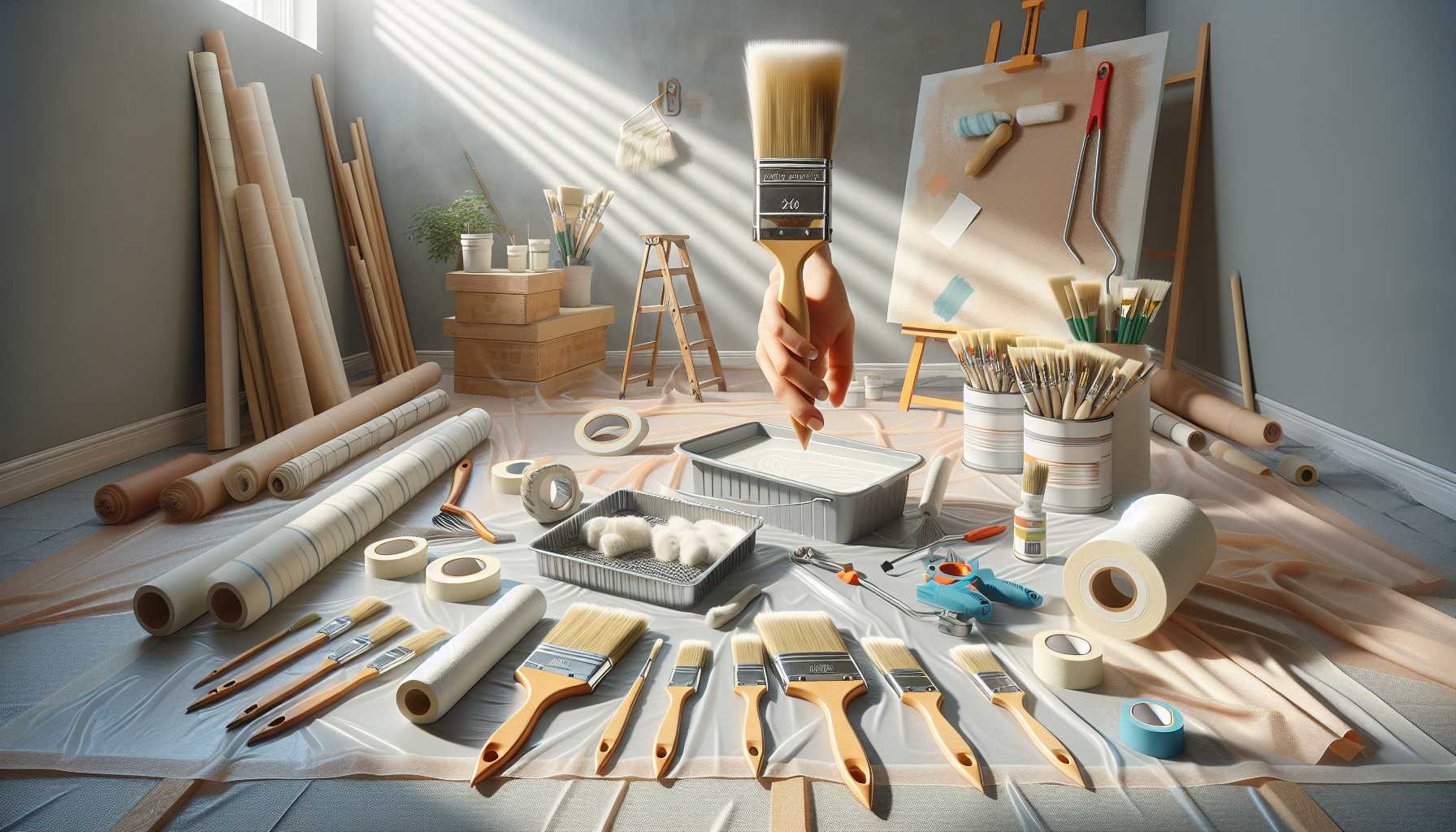 Guide du Débutant pour les Méthodes d'Application de Peinture de Base