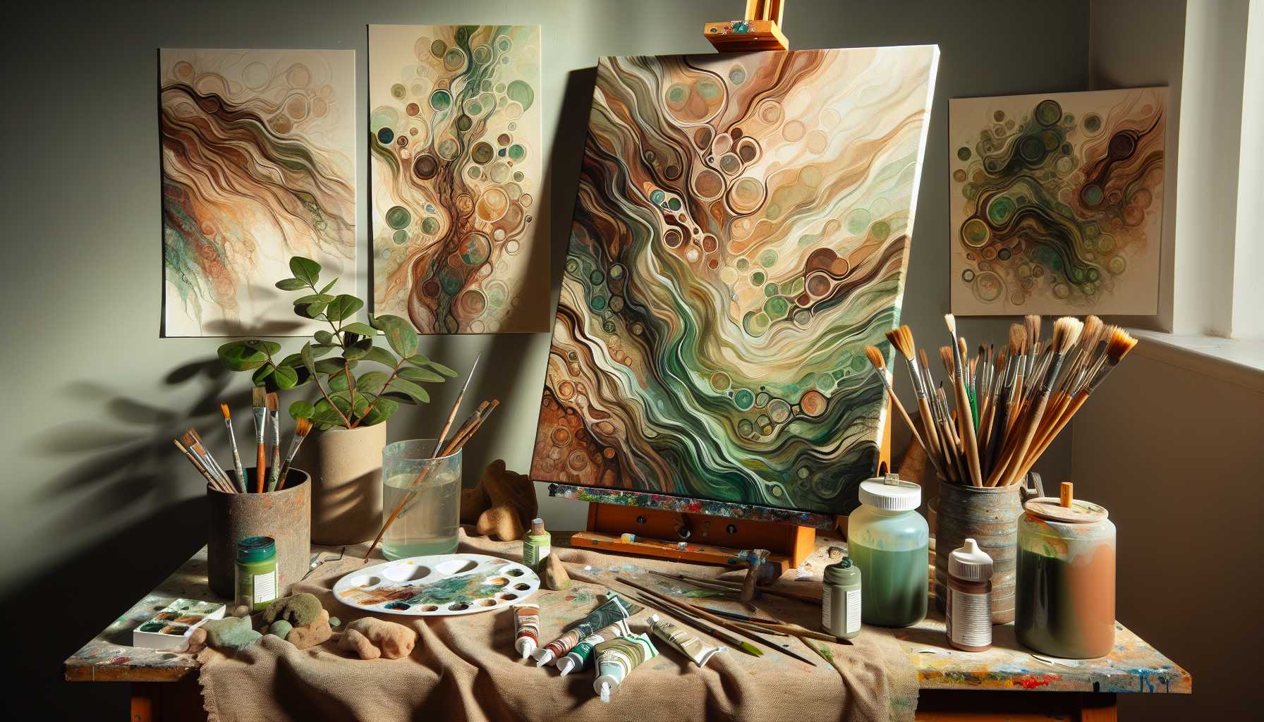 Art Abstrait de la Nature : Guide Complet pour Peindre les Formes Organiques