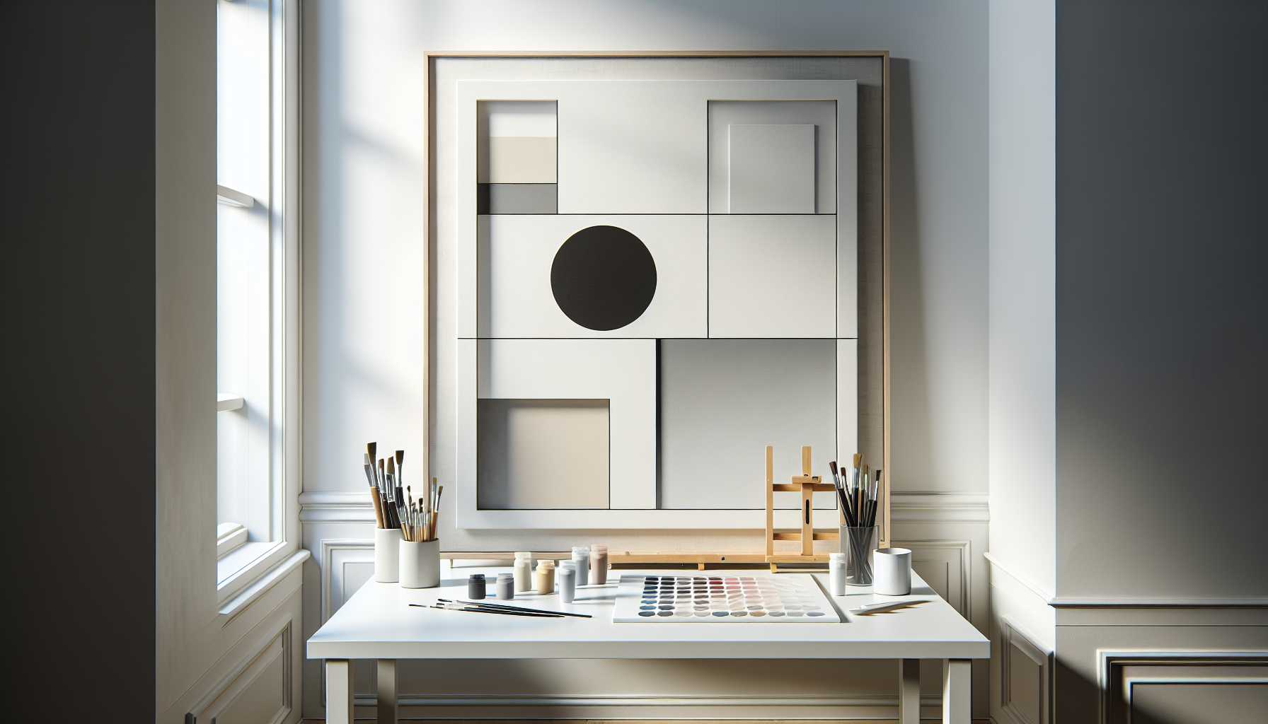 Art Abstrait Minimaliste : Maîtriser les Principes de Composition