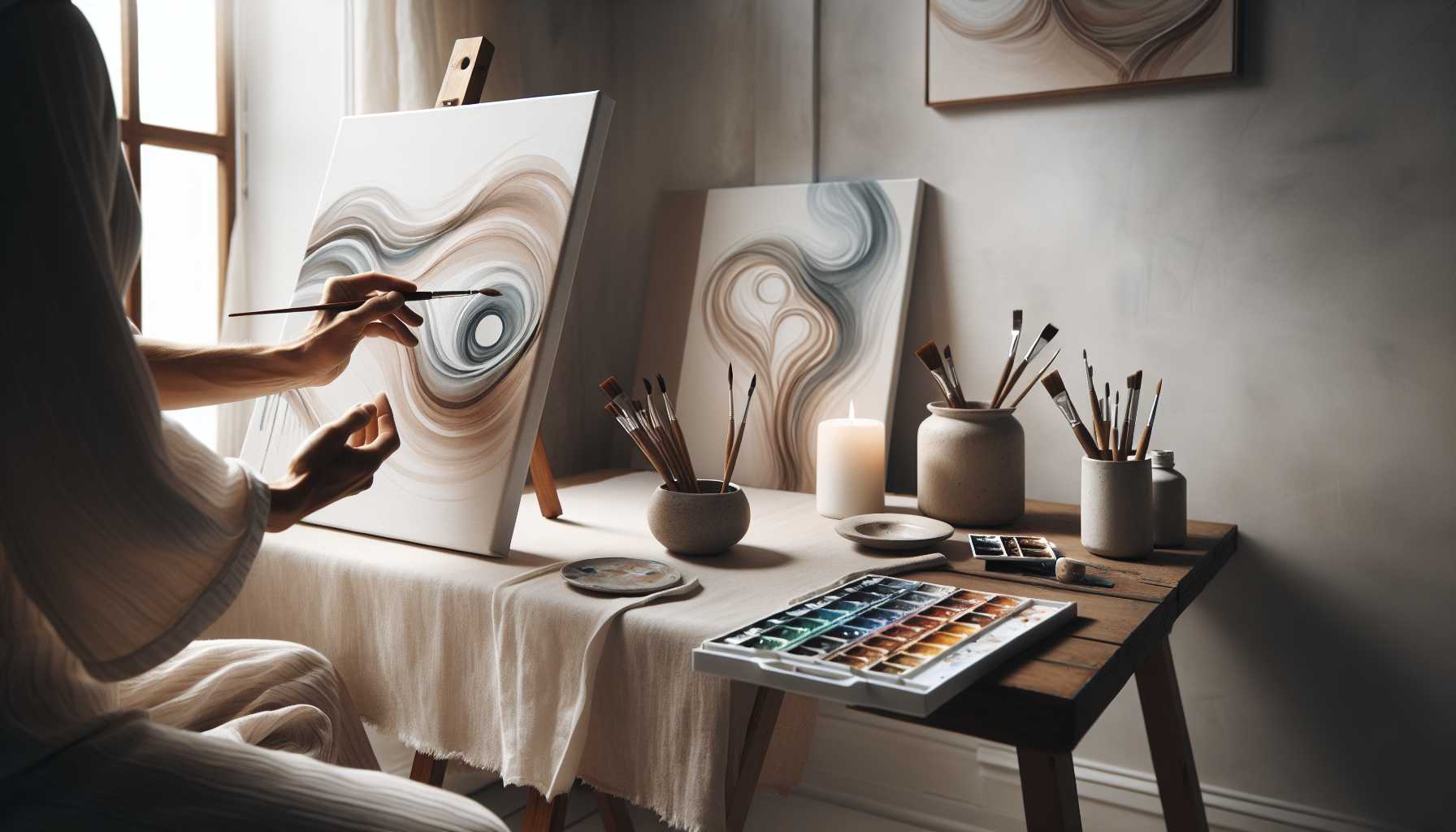 Art Abstrait Zen : Guide Complet de la Peinture Consciente