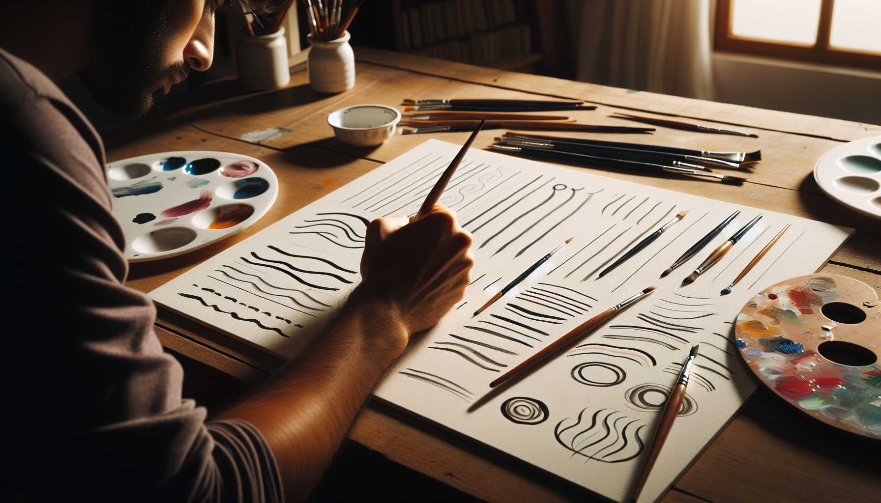 7 Exercices Essentiels pour Maîtriser les Compétences de Base au Pinceau