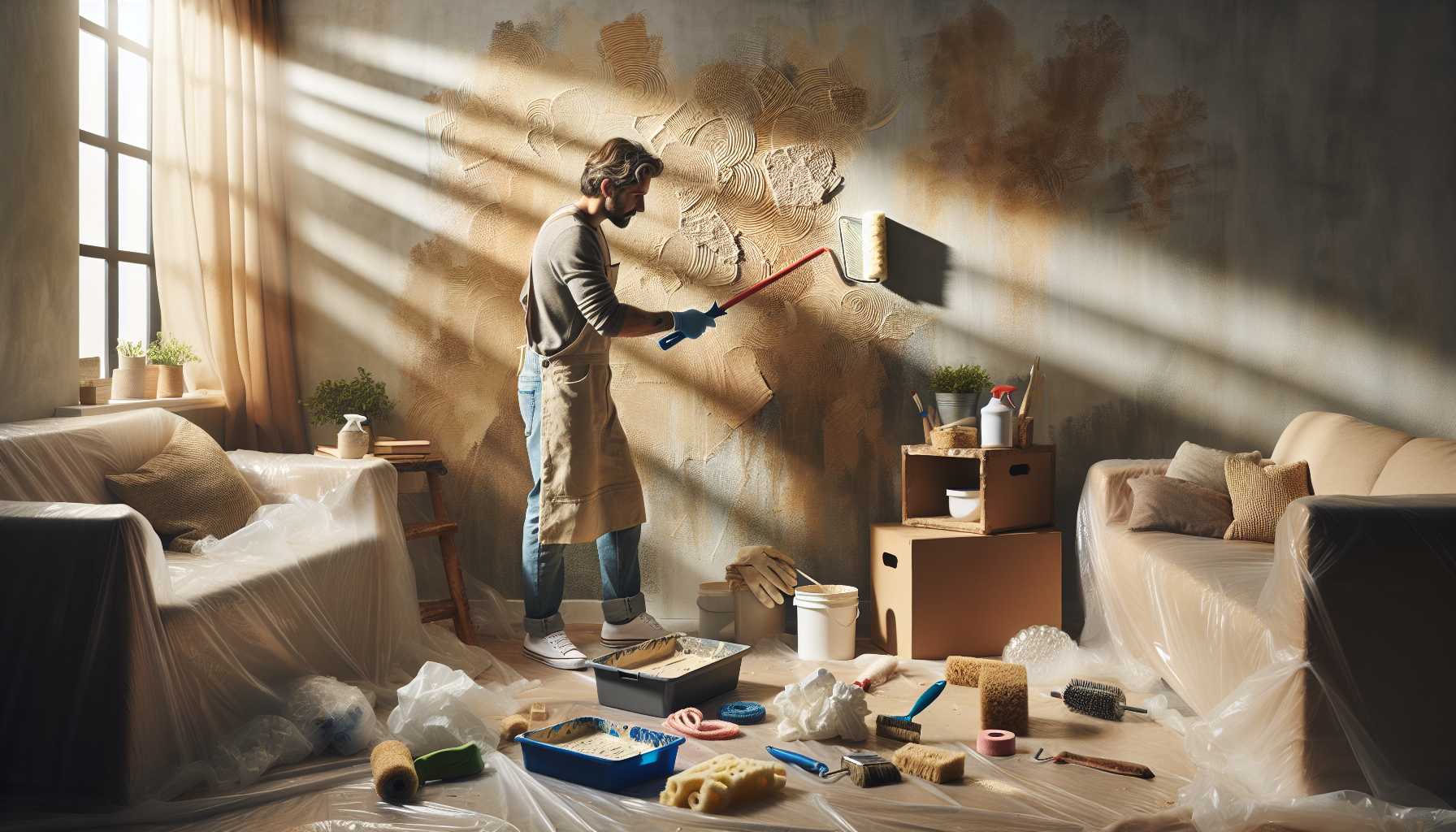 Texture de Peinture DIY : 10 Outils Ménagers Simples pour Débutants