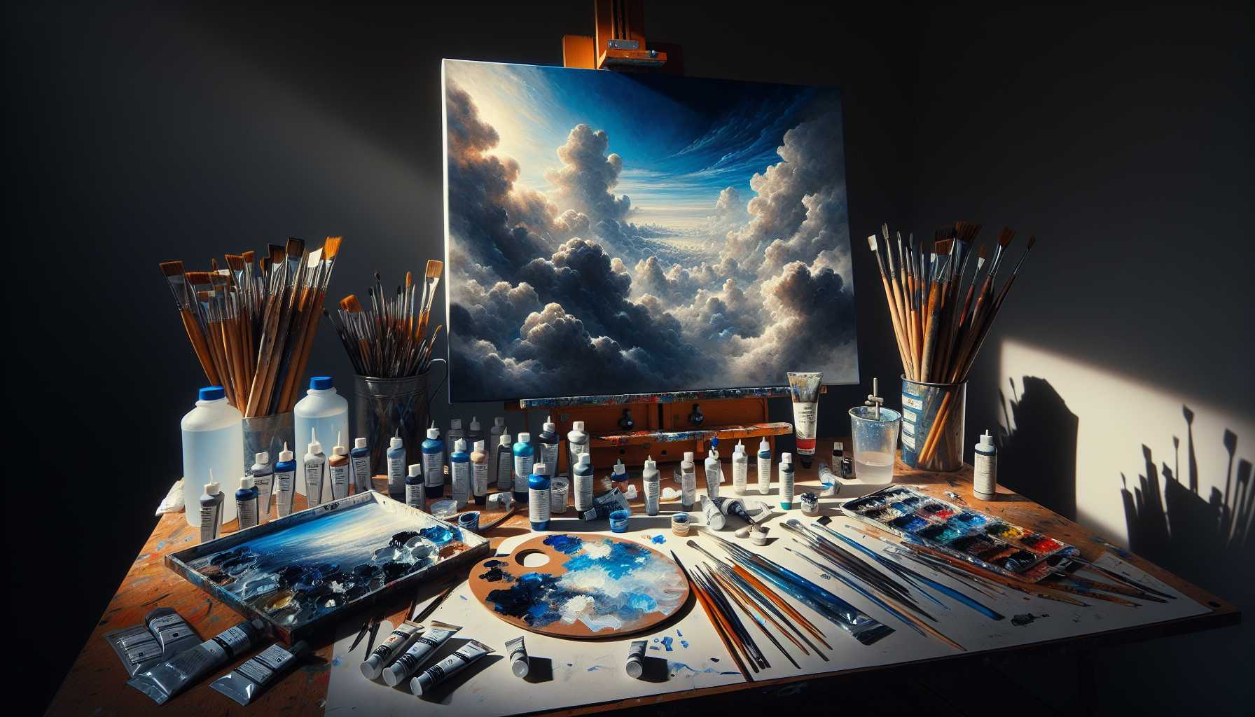 Guide de Peinture de Ciel Facile : Maîtriser les Effets de Nuages pour Débutants