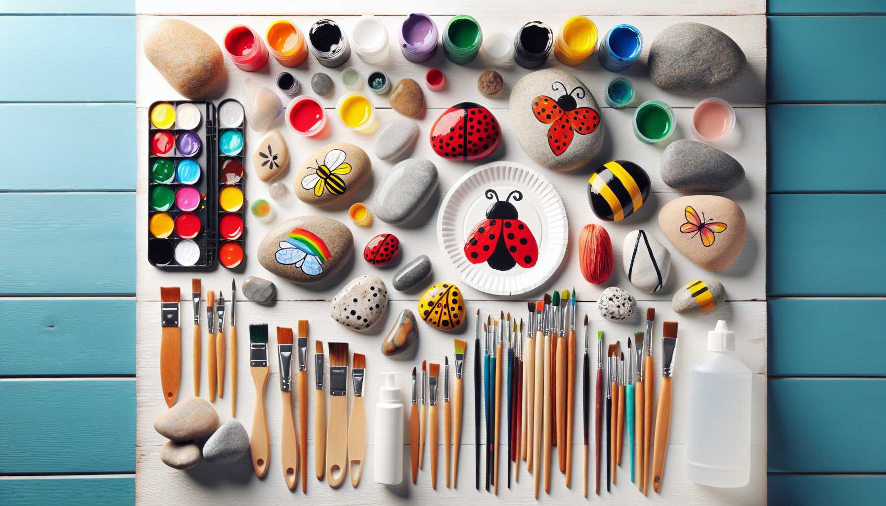 15 Idées Simples de Peinture sur Pierre pour Débutants - Guide Complet 2024