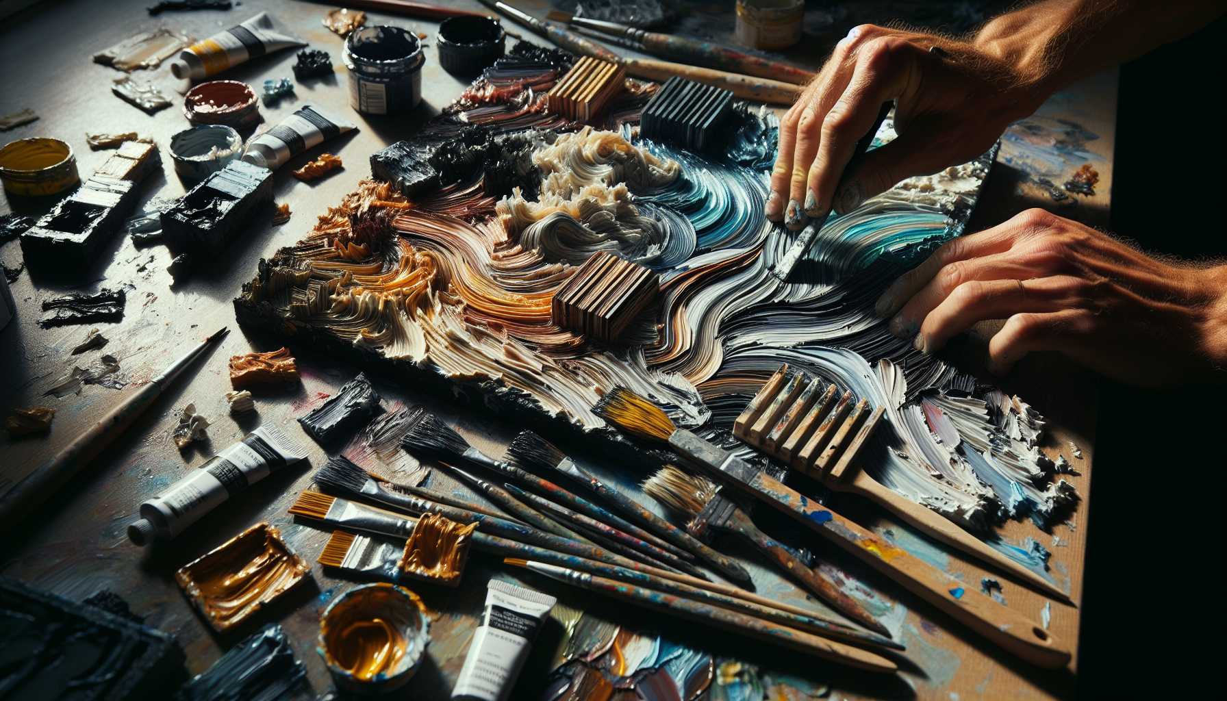 Grattage de Peinture Facile : Guide Complet pour Créer des Textures Artistiques