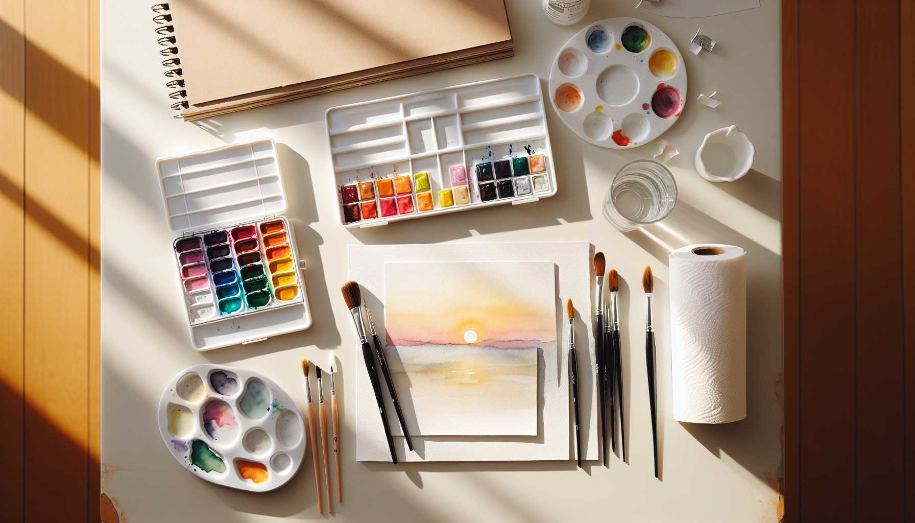 Guide du Débutant en Aquarelle : Fournitures et Techniques Essentielles