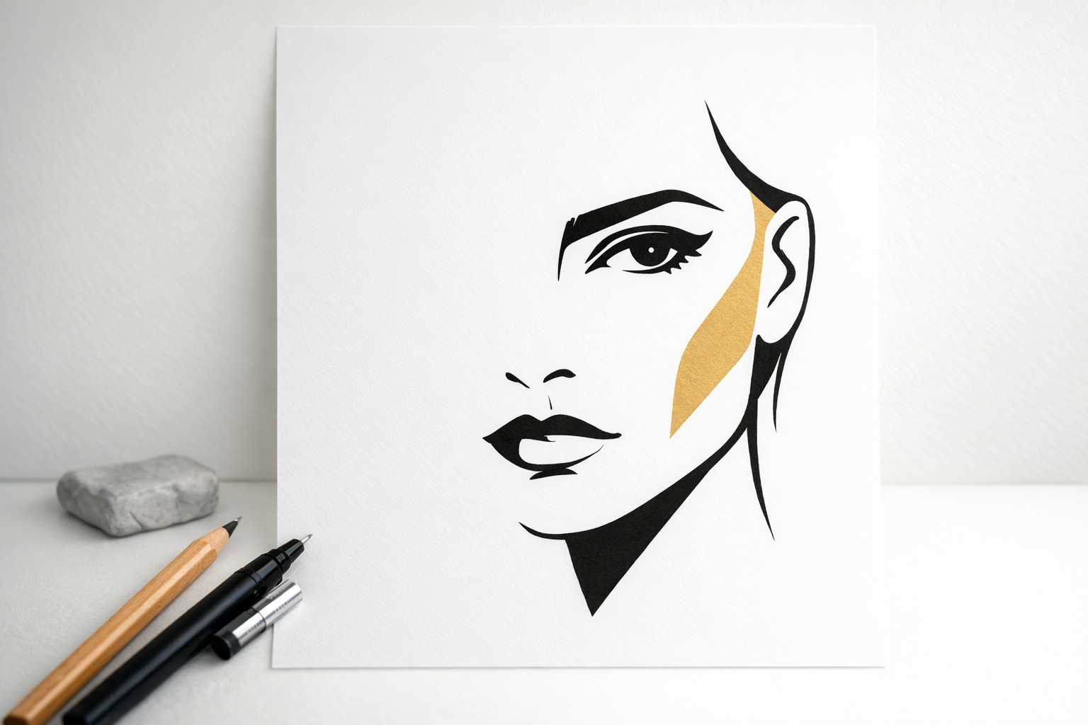 Guide Simplifié de l'Art du Portrait Minimaliste : Capturer l'Essence avec Moins